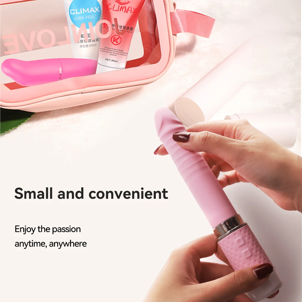 Секс-машина для женщин автоматический телескопический фаллоимитатор вибратор