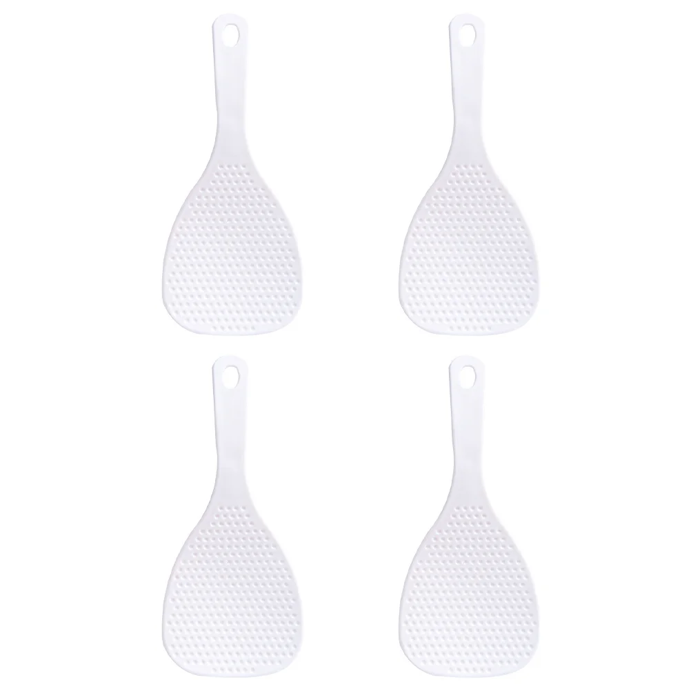 

Rice Spoon Kitchen Scoop Spoons Paddle Spatula Stick Non Plastic Large Soup Serving Gruel Ramen Cream Cooking Supplies Ice Sushi