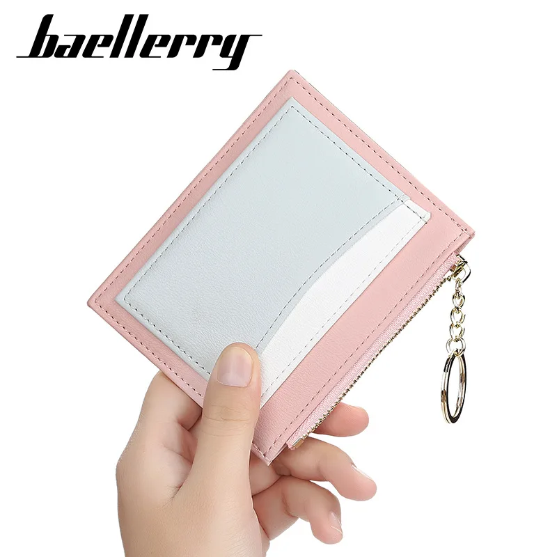 

New Men's Multi-card Card Holder Card Holder Korean Version Zipper Mini Coin Purse Splicing Wallet