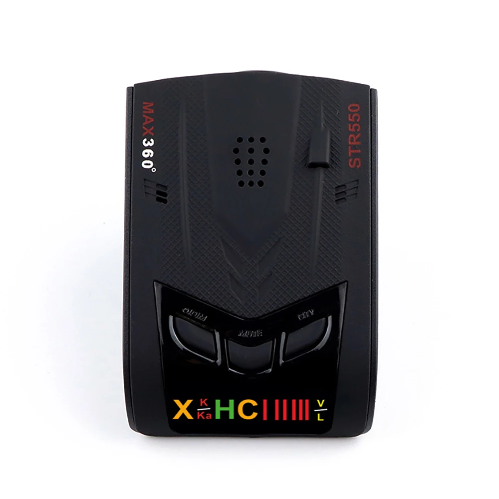 

Car Rader Detector Full Band Anti Radar Detector LED Display Flow Volecity Laser Anti Radar Detector Support Russian Voice Alarm