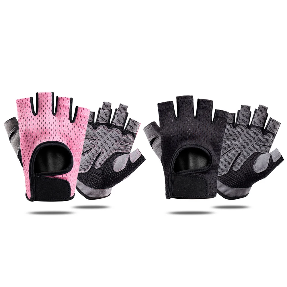 

1 Pair Dumbbell Weight Lifting Gloves Half Finger Gym Hand Protector Breathable Weight Lifting Hand Guard Gloves