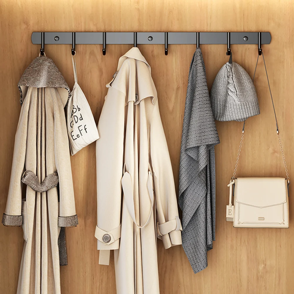 

3/4/5/6 крючок из нержавеющей стали, настенный крючок, нескользящая Водонепроницаемая настенная вешалка, кухонные аксессуары