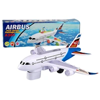 led lights music plane toys toddler airplane toys with airplane sounds and lights battery operated for kids boys girls toddler