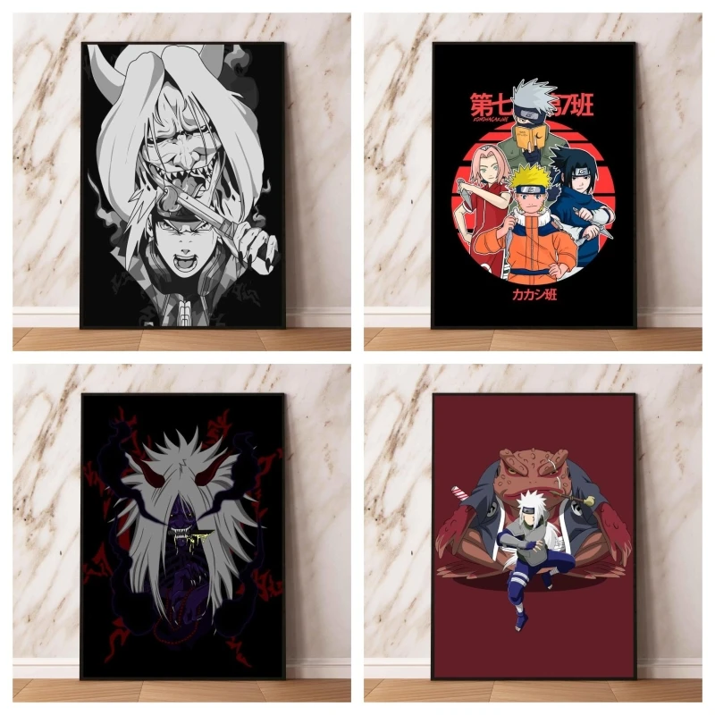

Print On Canvas NARUTO ghoul Decorative Wall Art Poster Home Cartoon Character Picture Living Room Cuadros Best Gift