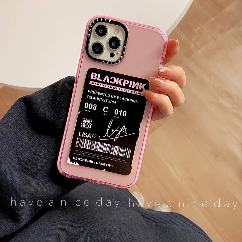 

Fashion Street Graffiti Smiley Label Korean Phone Case For iPhone 11 12 13 Pro XS Max X XR 7 8 Puls Clear Soft TPU Back Cover