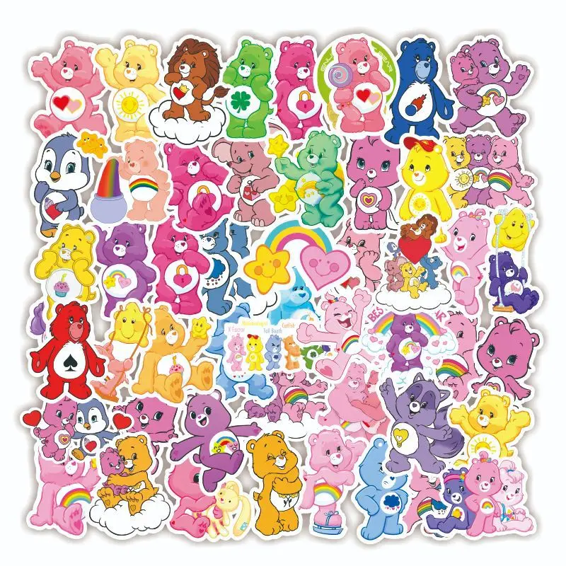 53 шт./упак. милый Радужный медведь Пингвин Любовь рок ручная учетная запись