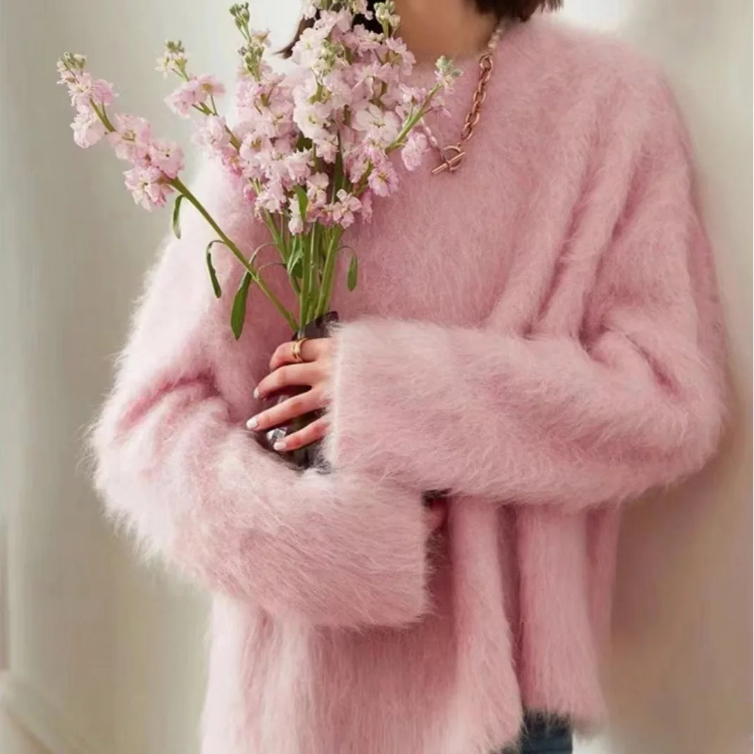 Длинная пряжа из мохера толстая нить бархатная ручная смешанная сделай сам