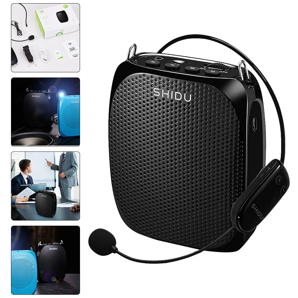 

Loudspeaker Rechargeable Amplifier Mini Teacher's Multifunction Portable Tour Guide Lecturers Voice Wireless Microphones