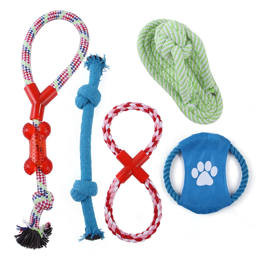 1 шт. набор хлопковых веревок для животных