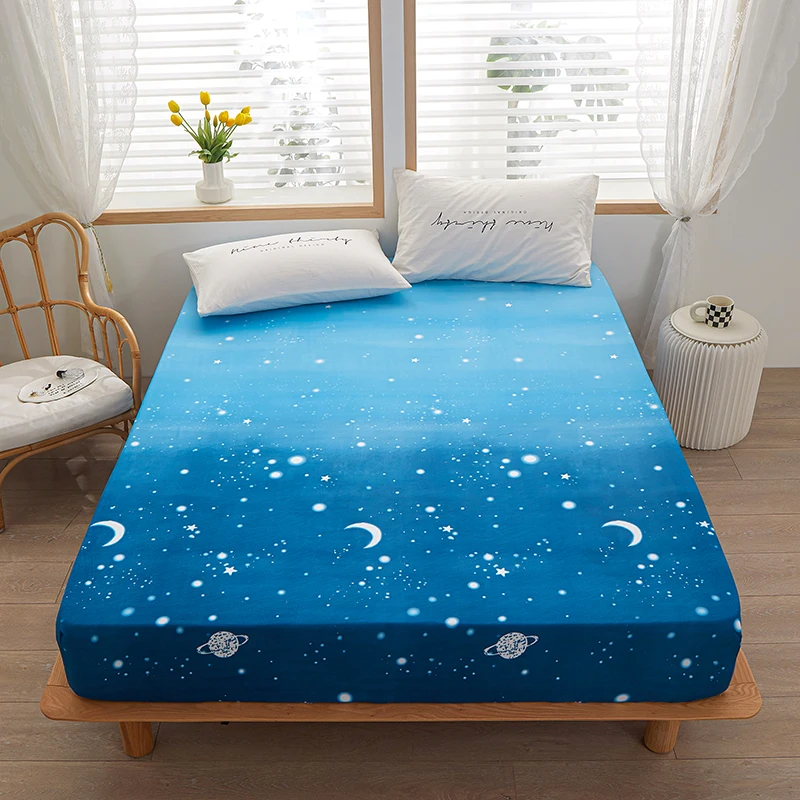 

Mattress set Cover Four Corners With Elastic Band Bed Sheet(no pillowcases)
