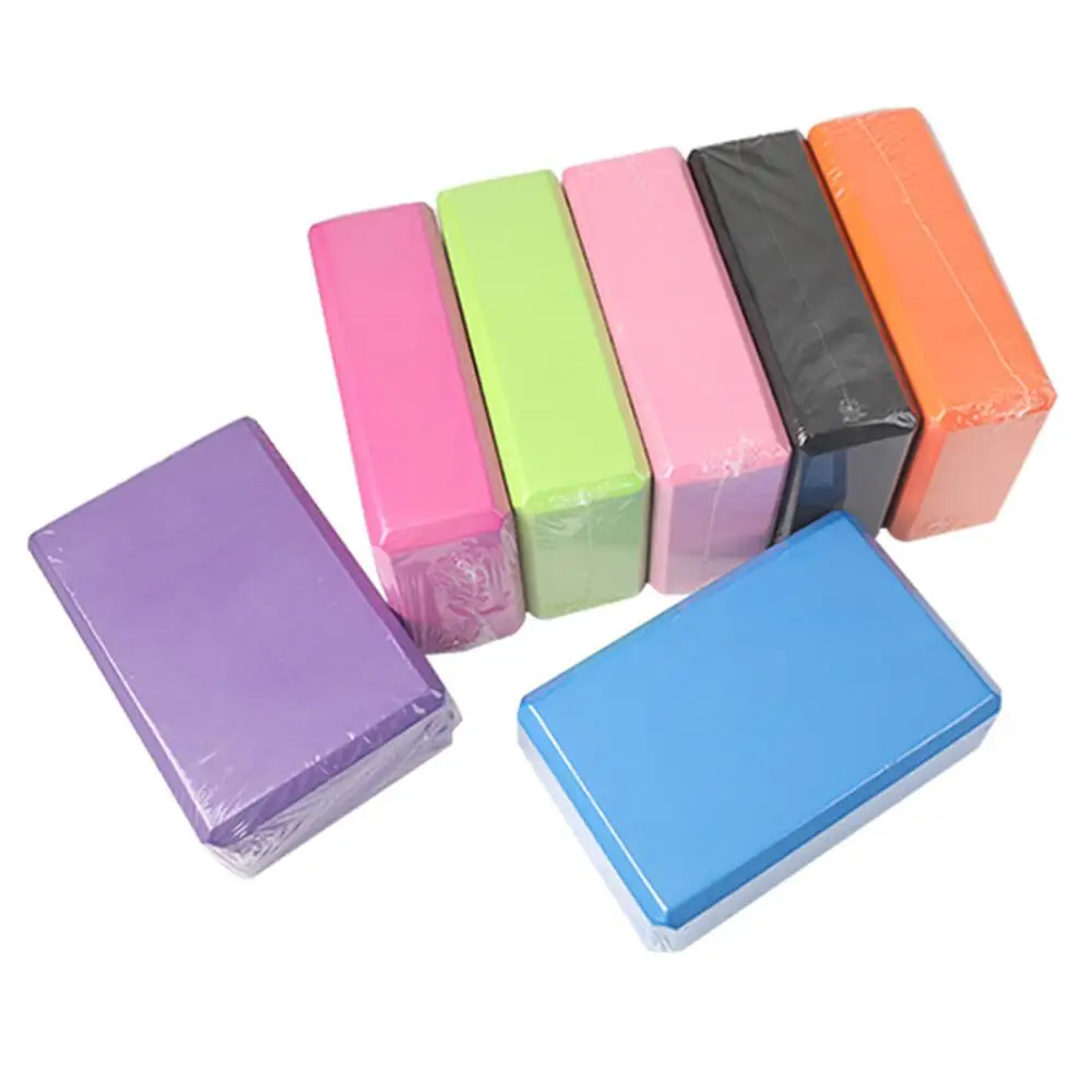 

EVA Gym Blocks Foam Brick Training Exercise Fitness Set Tool Yoga Bolster Pillow Cushion Stretching Body Shaping yoga blocks