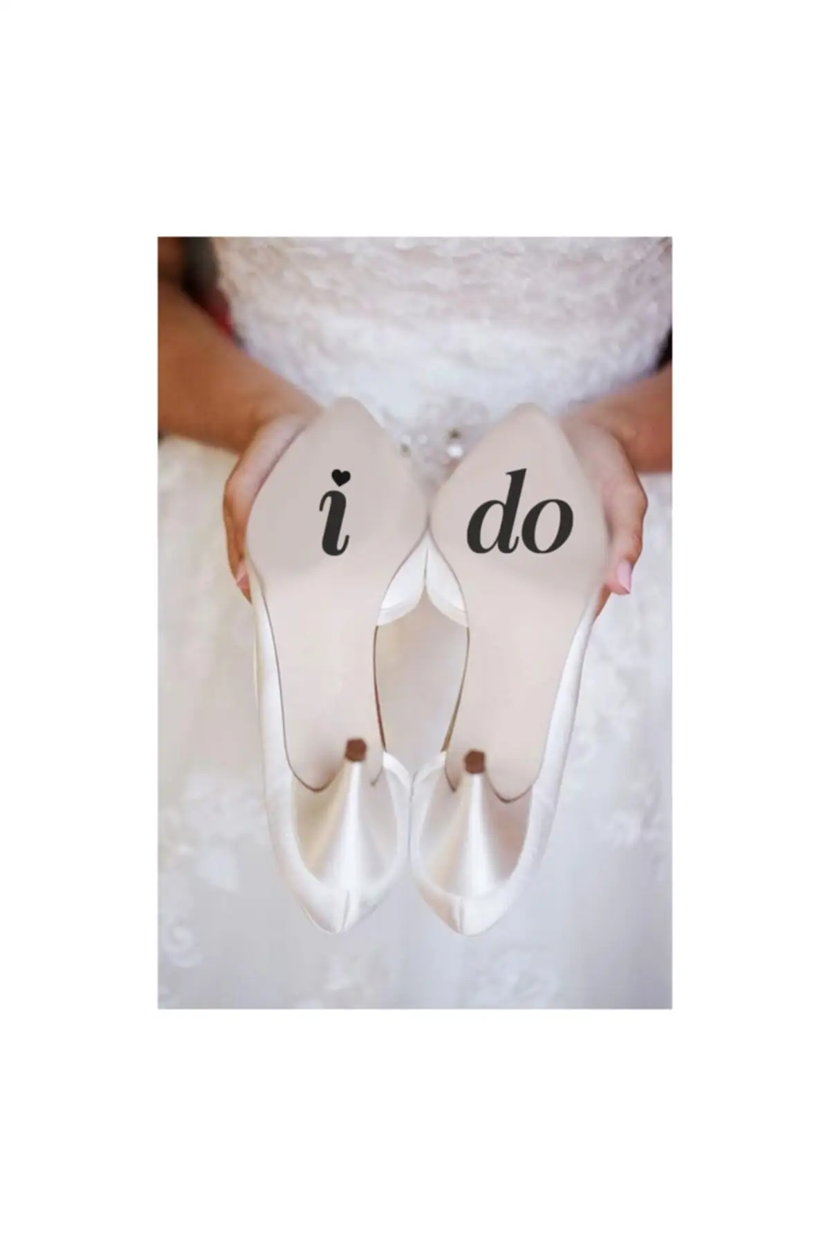 

I Do Bridal Shoe Sticker henna bride veil welon