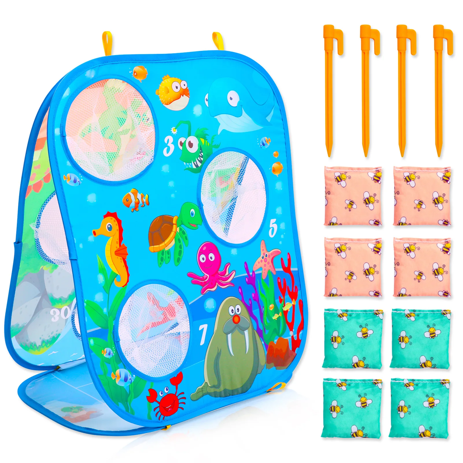 

Игровые мешки в виде бобов, игра в бобовые мешки, игра для детей, игра в кукурузные отверстия, уличная игра с двусторонними кукурузными доска...