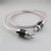 high quality hi end valhalla power line hifi power cable 7n ofc power cord with eu plug amplifier cd decoder power wire