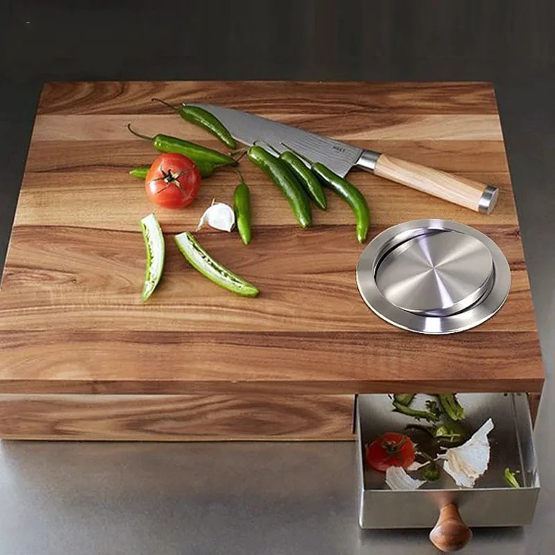 Круглая крышка мусорного бака из нержавеющей стали экологически чистая