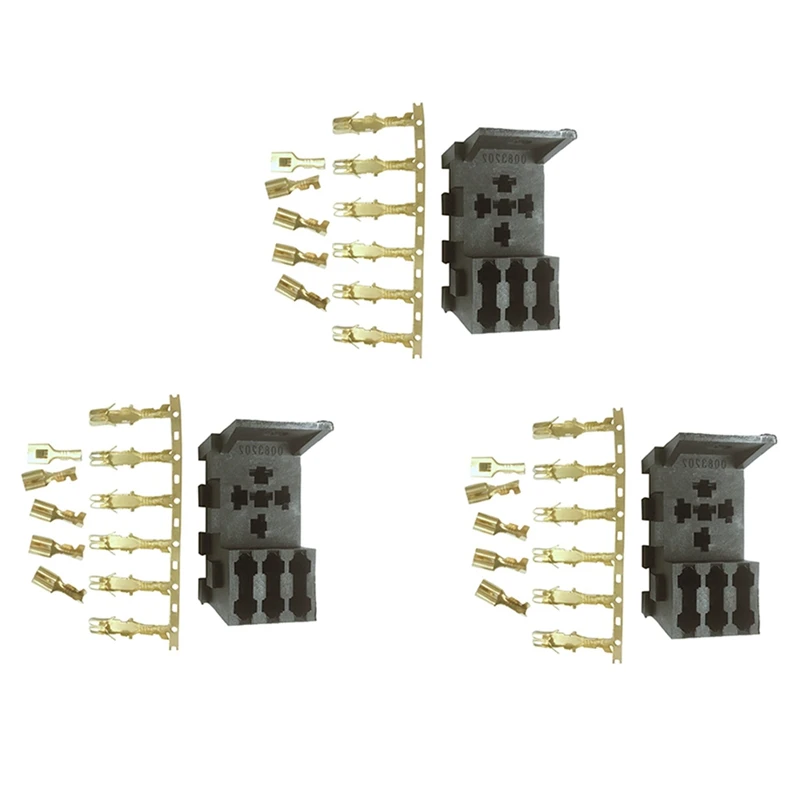 

3X For Car Rv Yacht Relay & 3 Fuse Base Kit - 4, 5 Pin & Flasher Relays Ato Fuses Holder Socket Box