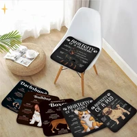 anatomy of dog nordic printing dining chair cushion circular decoration seat for office desk cushions home decor