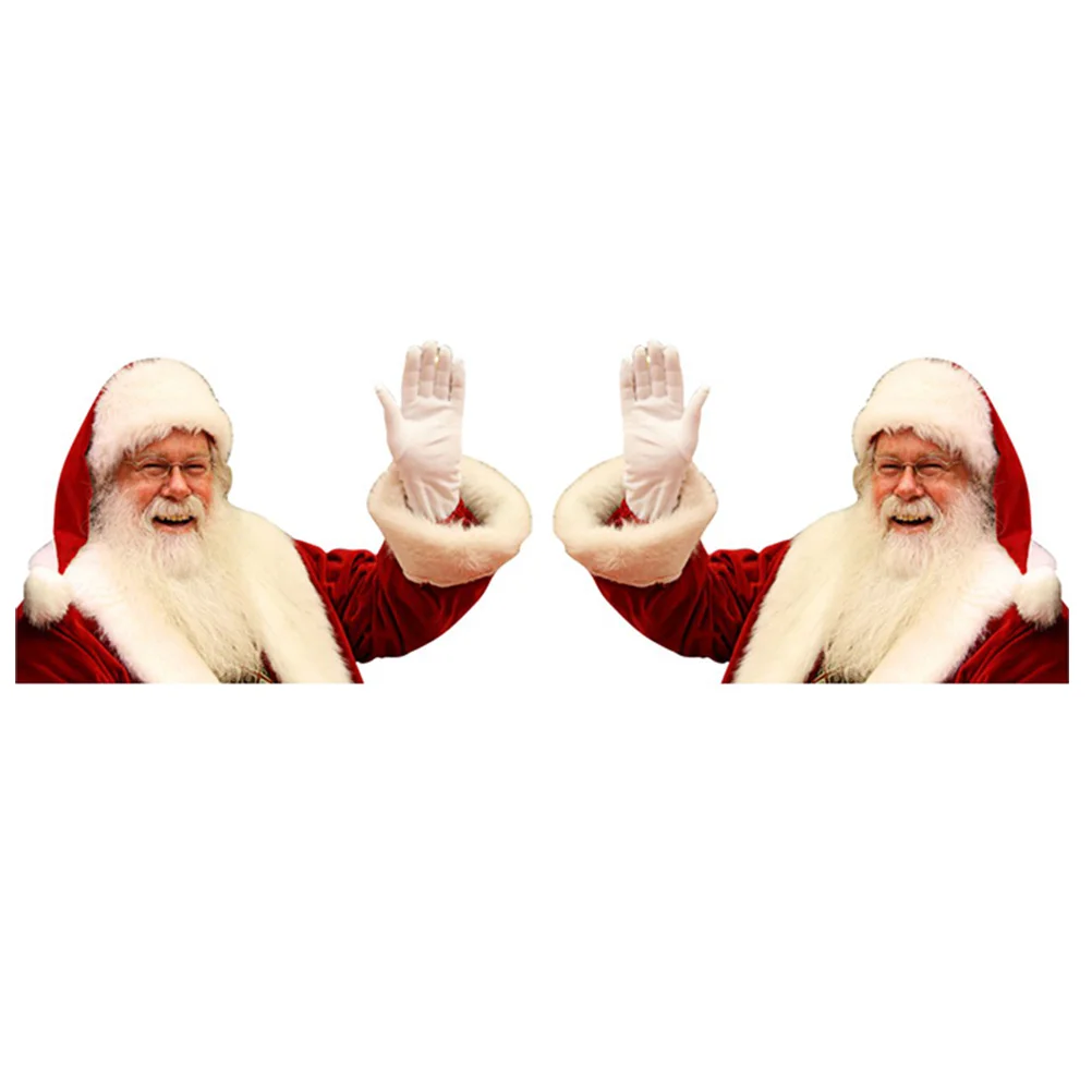 

Car Sticker Santa Christmas Decal Window Claus Rear Decals Funny Decoration Stickerswall Truck Vinyl Adhesivedecorative Wiper