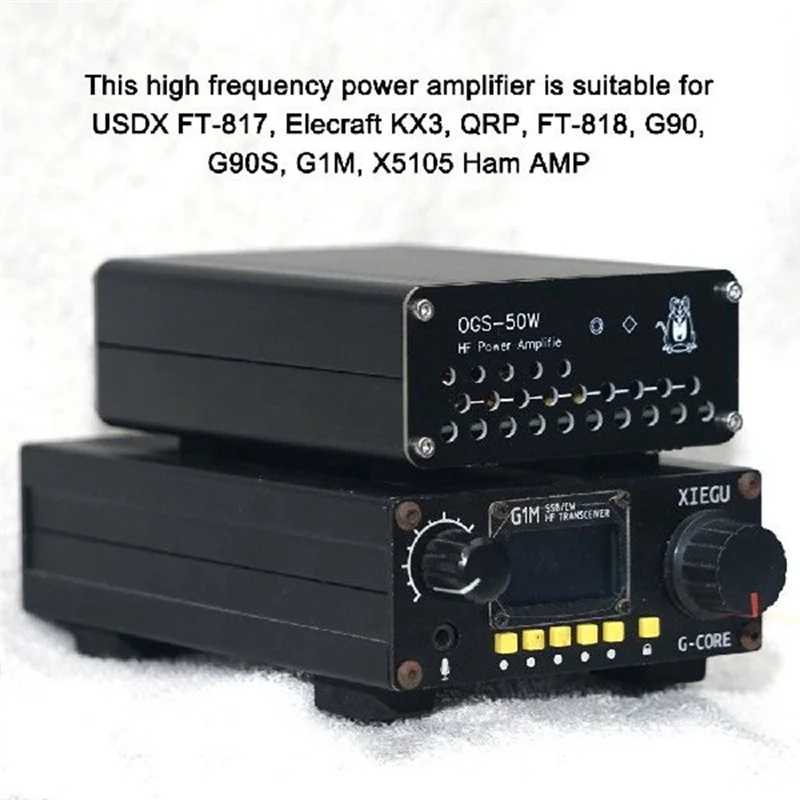 Усилитель мощности OGS-50W 50 Вт ВЧ для USDX FT-817 ICOM IC-703 IC-705 Elecraft KX3 QRP FT-818 G90 G90S G1M X5105 AMP