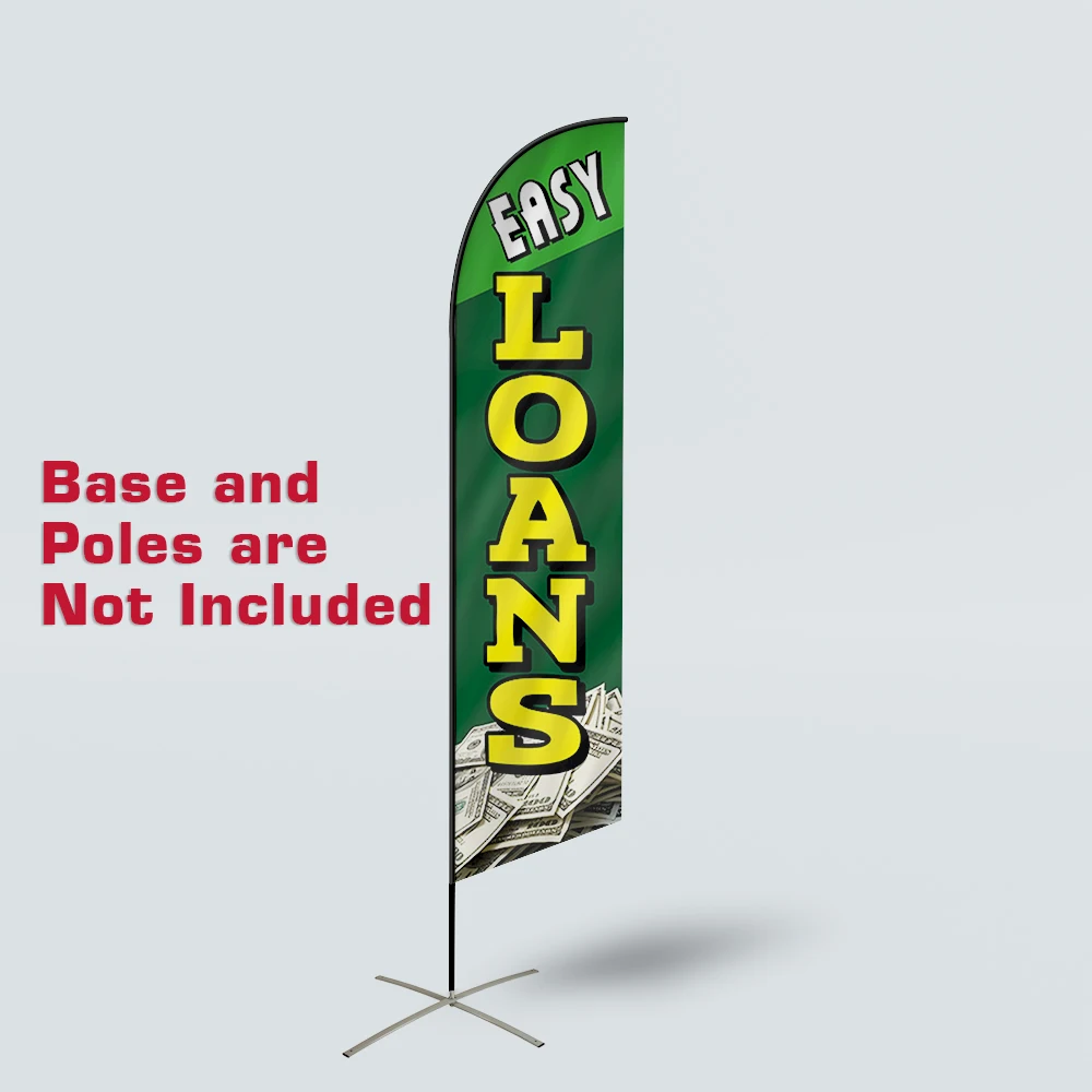 Индивидуальный дизайн простой рекламный флаг с перьями Рекламные Пляжные