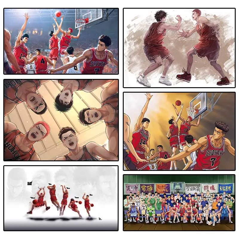 

2023 Japan Anime Figure The First Slam Dunk Posters Sports Basketball Canvas Painting Decoration Wall Art Kawaii Room Decor