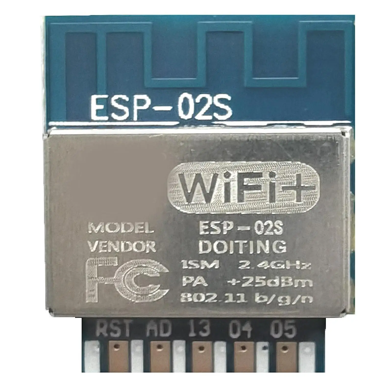 Wi-Fi-модуль Φ Tywe2s Serial Golden Finger Esp-02s Wireless с передачей Esp8285 Esp8266 совместимый прозрачный