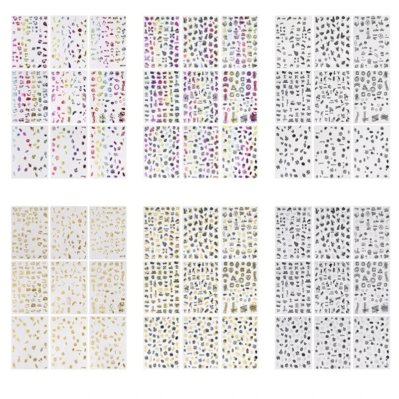 

Fun Nail Art Stickers 3D Self-Adhesive Leaf Beach Decals Nails Design Manicure Tips Decorations for Women Girls Kids