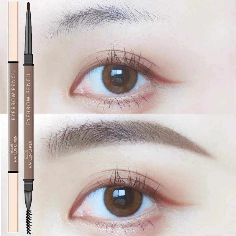 Waterproof Lasting Automatic Rotation Outline Eyebrow Shape Pen Makeup Cosmetic