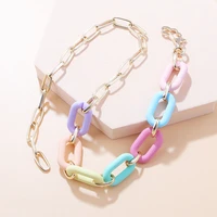 2022 new necklace purple cross chains necklace for women minimalist choker party jewelry gifts wholesale