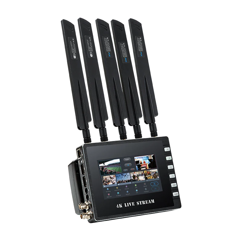 

K21-5G HDMI SDI 5G Sim card 4K Multi-Camera Live Streaming Studio Device Encoder Switcher Recorder Monitor Mixer 4in1 Equipment