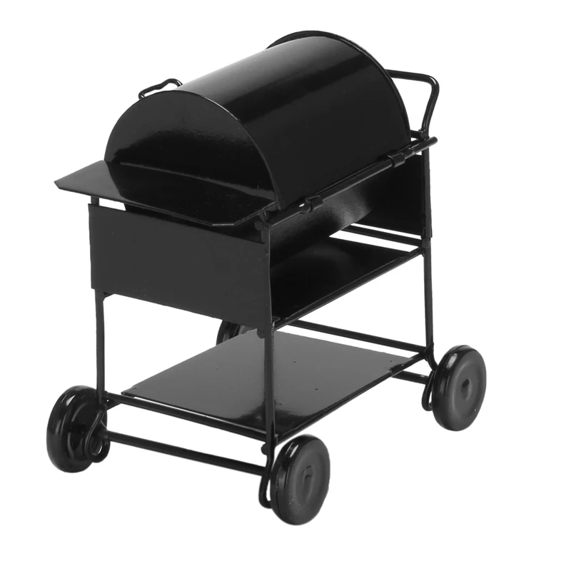

1:12 Dollhouse for Mini Metal Barbecue Car Model BBQ Ecorative Model