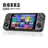 rg552 anbernic retro video game console dual systems android linux pocket game player built in 256g 40000 games