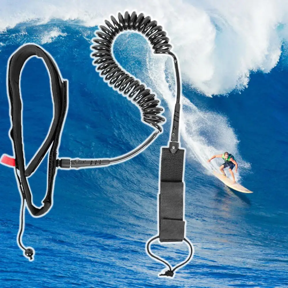 

Ultra-light Adjustable Band Rotatable Lifeline Safe Bodyboarding Leash for Sea