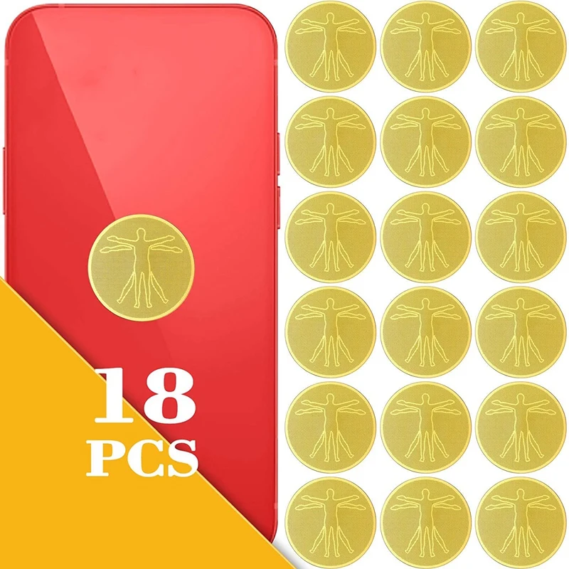

18PCS Anti Radiation EMF Protection Cell Phone Stickers, Electronic Equipment Protection Stickers for Phones, Laptops