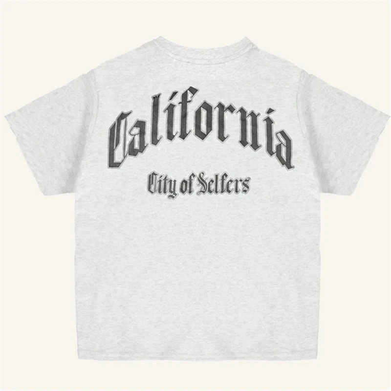 Футболка ASKYURSELF для мужчин и женщин Свободный Топ с надписью коротким рукавом