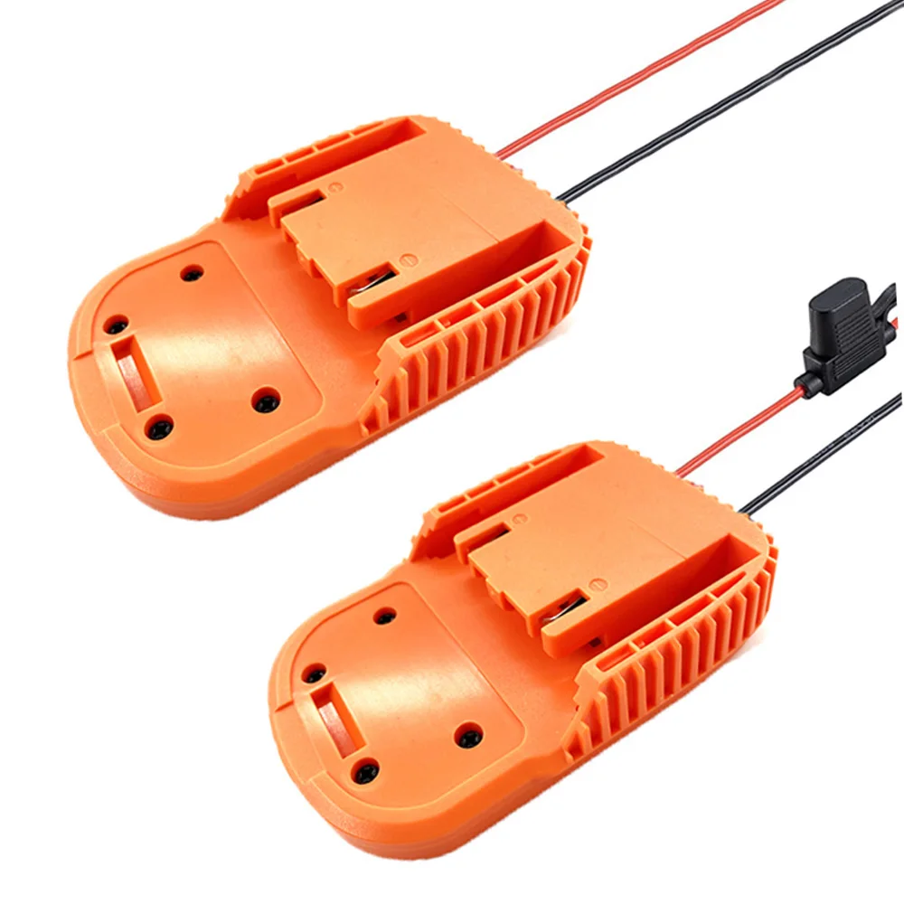 With Fuse For Ridgid Aeg 18v Hyper Li-ion Battery L1815r B1820r Diy Power Connector Battery Adapter Dock