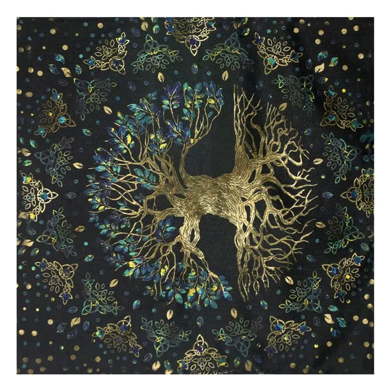 

Tarot Tablecloth Suede Mat 60x60cm Divination Altar Cloth Witchcraft Supplies Board Game Astrology Oracle Card Pad