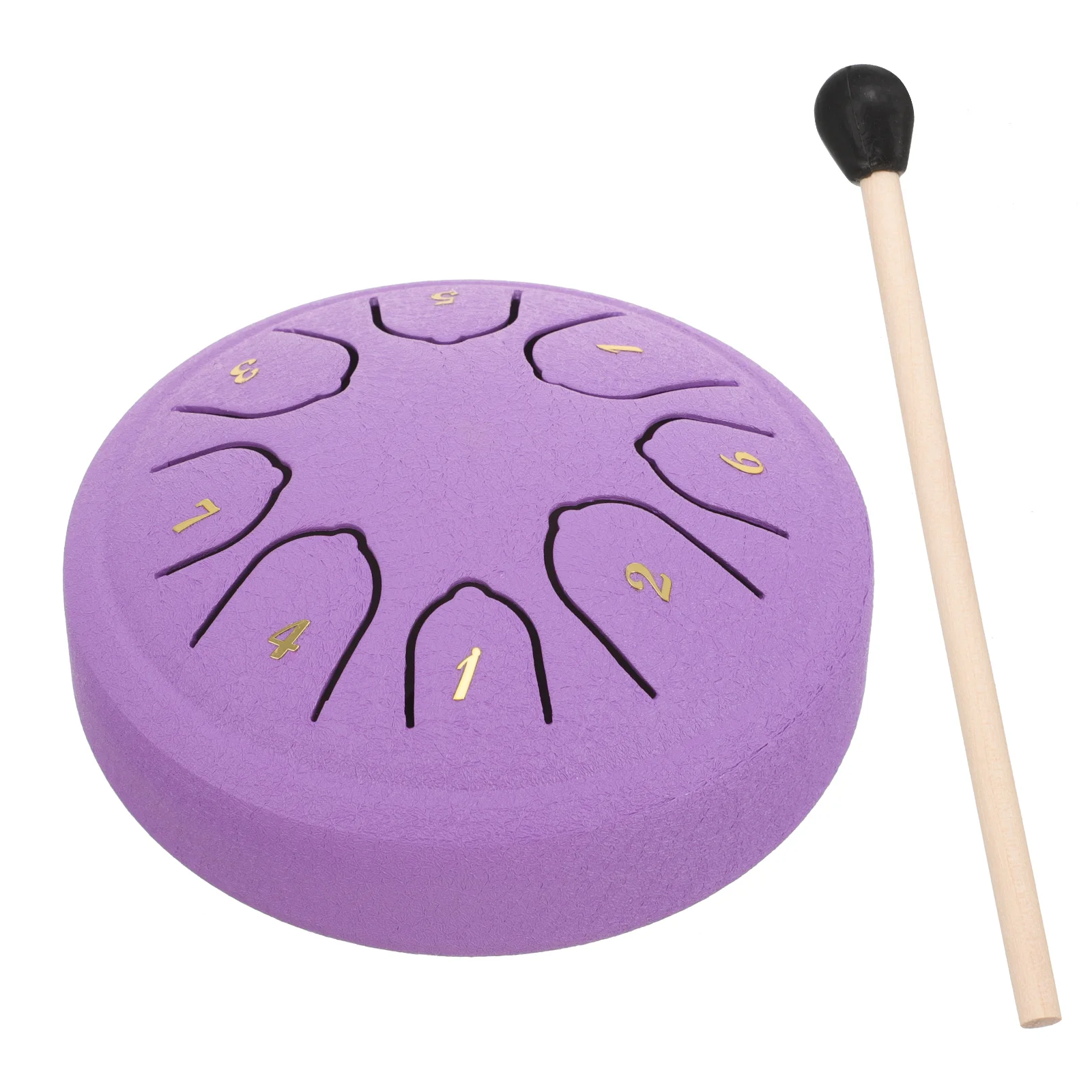 

1 Set Steel Tongue Drum with Mallet Hand Drum Kid Toys Percussion Instrument