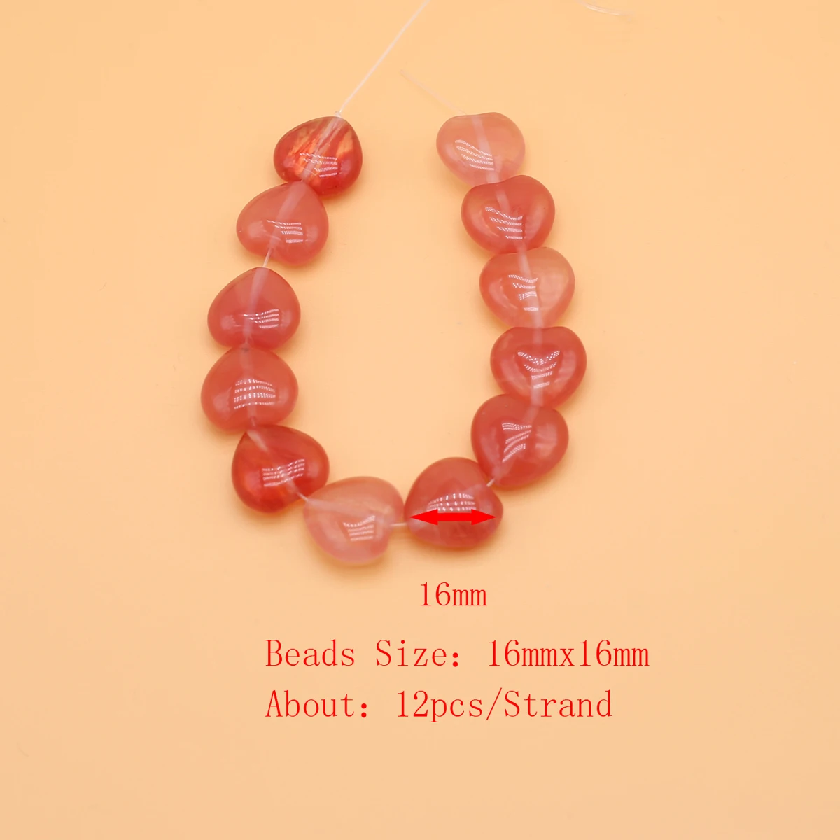 

Natural Stone Heart Beaded Gemstone Loose Isolation Exquisite for Jewelry Making Diy Charm Bracelet Necklace Gift Accessories