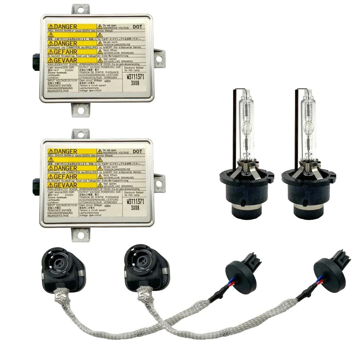 

2PCS Xenon Ballast with D2S Lamp Bulb Igniter Controller Inverter 33119-SCC-003 for Honda Acura TSX 2004-2005