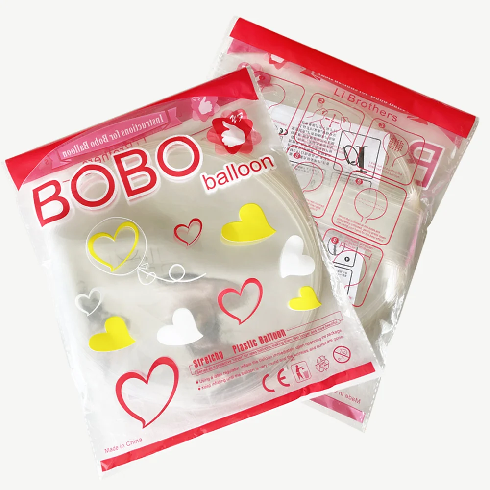 

8-36inch 50pcs Bobo Balloons Transparent Bubble Ballon Round Clear Helium Globos for Stuffing LED Light Wedding 16 18 20 24 30