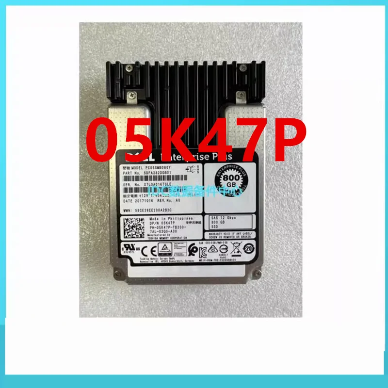 

Original Almost New Solid State Drive For DELL 800GB 2.5" SAS SSD For 5K47P 05K47P PX05SMB080Y
