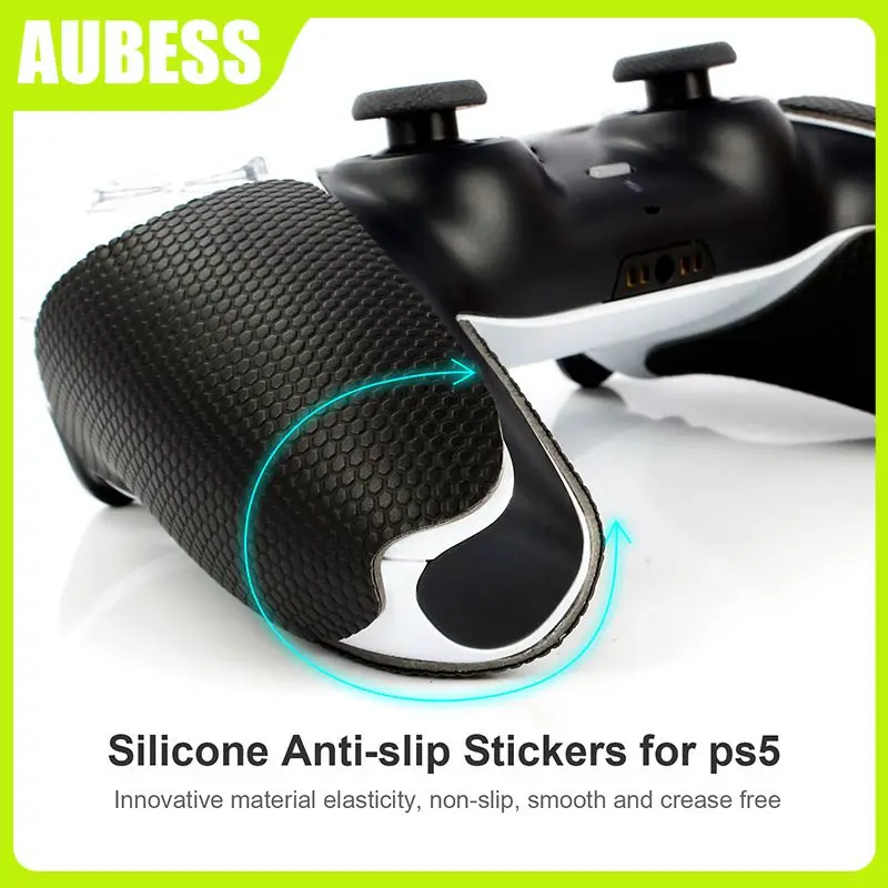 

Black For Ps5 Controller Case Light Thumb Stick Grip Cap Non-slip High-quality Anti-slip Sticker For Ps5 Controller 2 Pcs