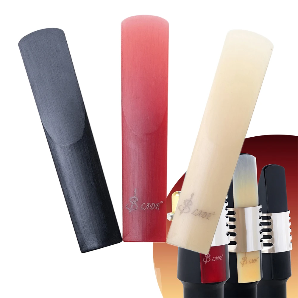 

3Pcs Saxophone Reeds Parts Resin Plastic For Clarinet Soprano Alto Tenor Sax Musical Instruments Parts Accessories