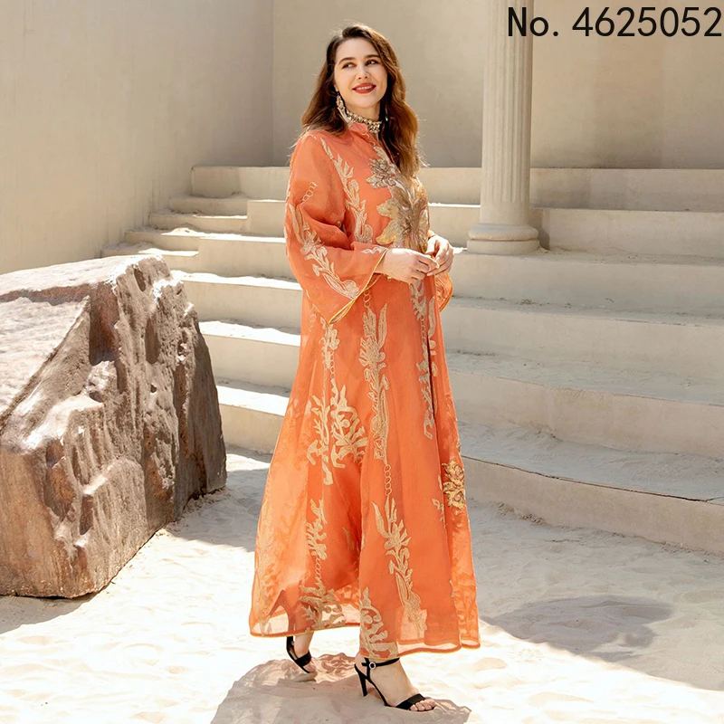 

Ramadan Eid Mubarak Lace Abaya Dubai Turkey Islam Muslim Arabic Hijab Long Dress Kaftans For Women Robe De Soiree Femme Longue