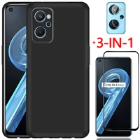3 in 1glasstpu case for realme 9i soft anti shock phone cases realme 9 pro plus oppo realme9i cover realme 9pro case realmi 9i