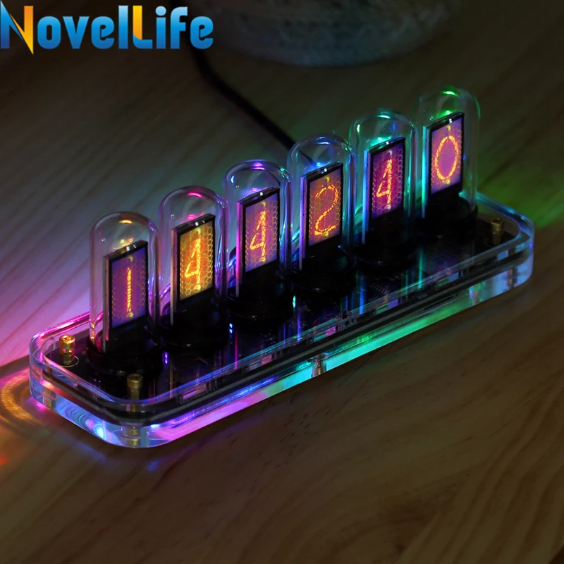 Набор часов NovelLife SE Nixie Tube цифровой календарь секундомер отображение времени и