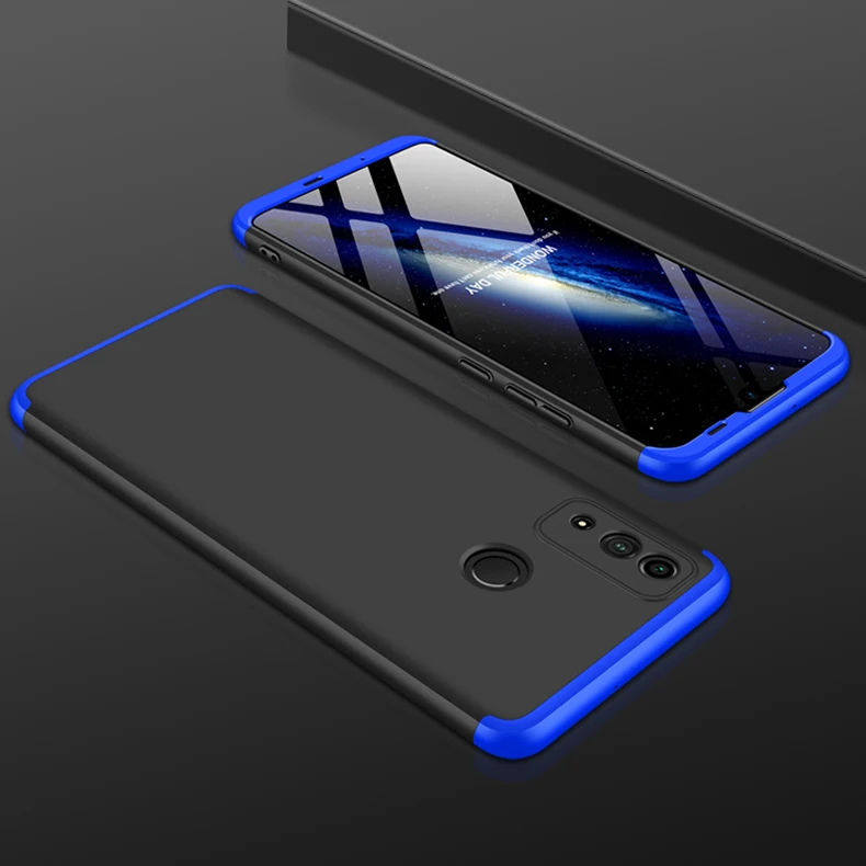 

For Huawei honor play4 4T4Tpro Case 360 full Protection Case For Psmart Z 2019 Psmart 2020 3 IN 1 Matte Hard Plastic Back Cover