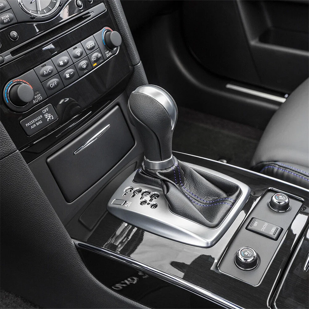

ABS Black Automatic Gear Shift Knob For Nissan For Infiniti EX35 EX37 QX56 G37 FX35 FX50 G25 2008-2015 #34910-1LA6C