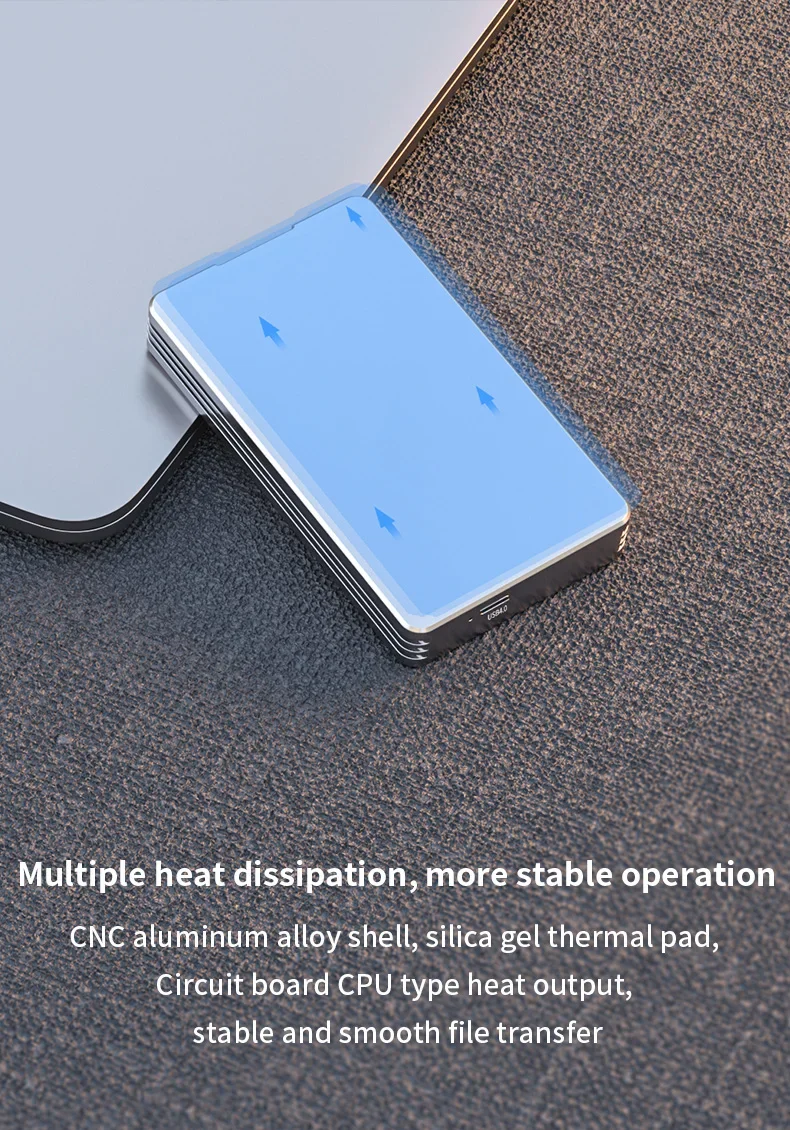 60 Гц USB 4 0 внешний корпус M.2 Nvme SSD теоретическая скорость 40 Гбит/с для жесткого